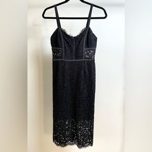 Express Black Lace Dress
